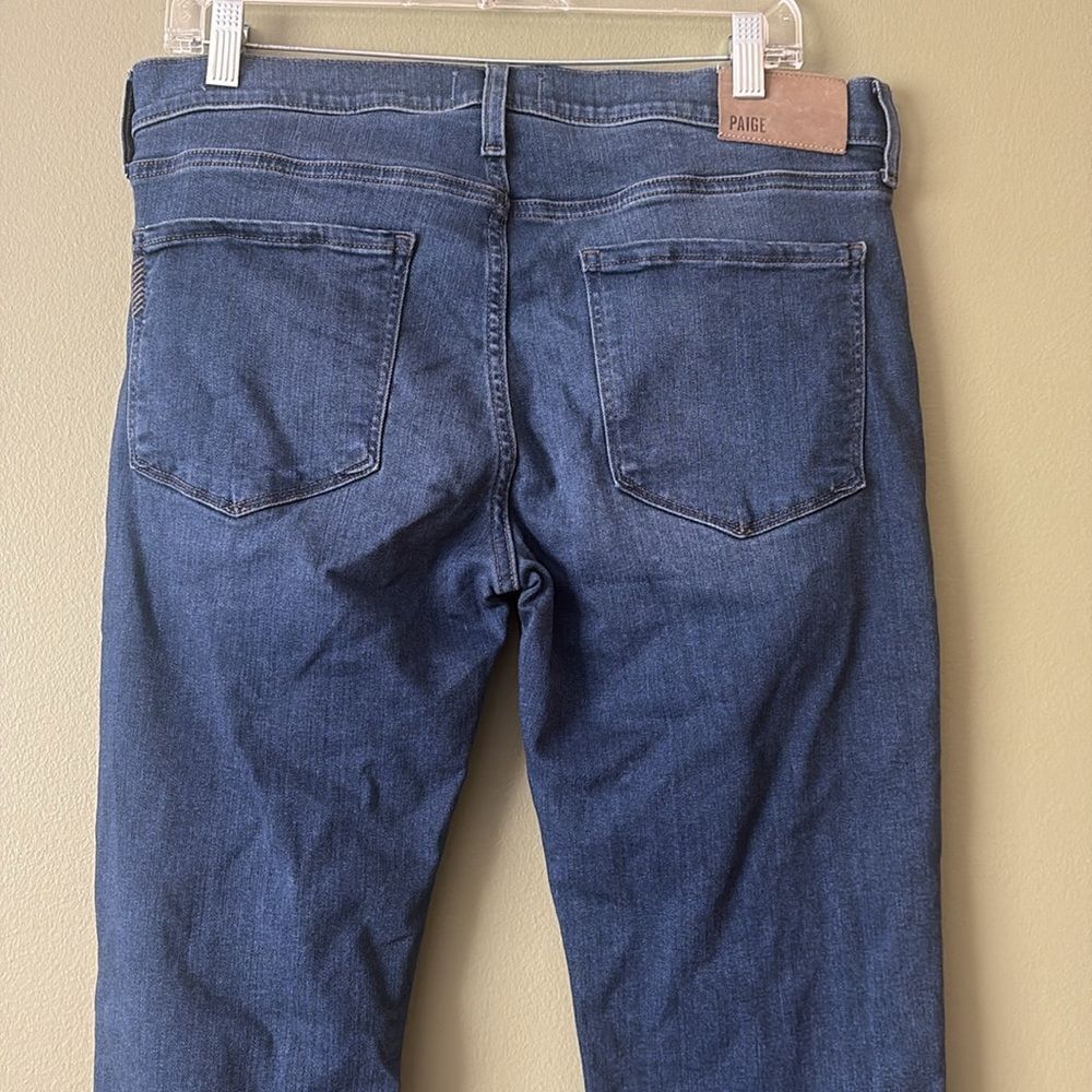 Paige Lennox Blue Denim Jeans Slim Fit Men's Size 33 - Picture 7 of 11